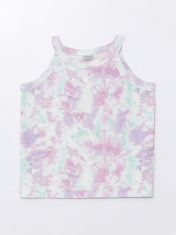 Halter Yaka Batik Desenli K?z ?ocuk Atlet