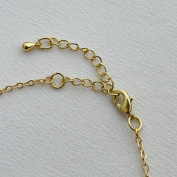 Колье на цепочке с Гранатом (Пироп) 46 см +