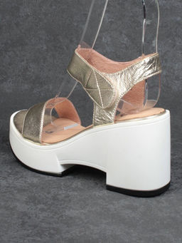 08-QL6989-1A WHITE Босоножки женские (натуральная кожа)