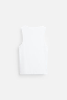 BASIC RIB TANK TOP - Zara фото 7