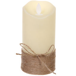 Цена за 4 шт. Сувенир с подсветкой "Свеча - Пламя" 7,5*15 см (работает от батареек 3 ААА)