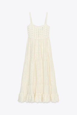 CONTRASTING KNIT DRESS - Zara фото 7