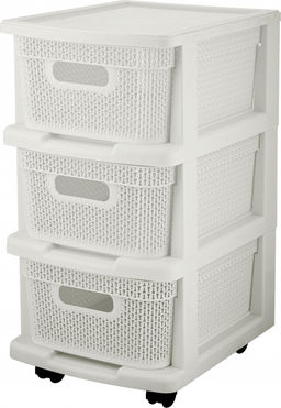 Комод компакт с 3 корзинами Ajur арт. KL3795