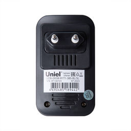 UDB-095W-R1T1-38S-BL/SL Звонок электронный, 220В. Радиус действия 150 м. Черный с серебристым. ТМ Uniel - Volpe фото 3