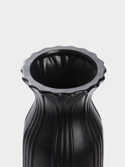 Ваза напольная керамика "Боливар" 61х15 см, чёрный