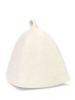 Шапка для бани и сауны Крепкий мужик, полиэфир, шерсть