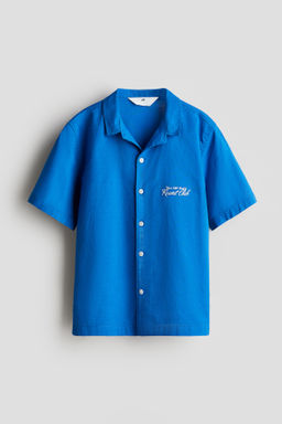 Camisa resort de algod?n
