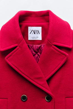 FELT TEXTURE COAT - Zara фото 4