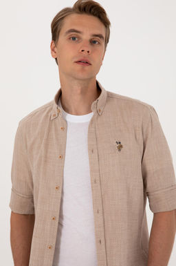 Erkek Camel Uzun Kollu G_mlek - U.s. polo assn фото 2