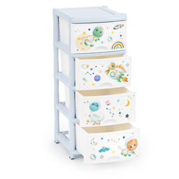 Комод 4-х секционный детский (для мальчиков) М1243,,