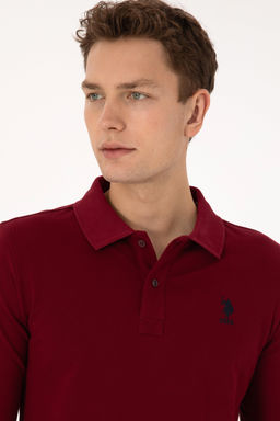 Erkek Bordo Basic Sweatshirt - U.s. polo assn фото 9