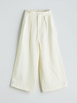 Beli Lastikli Pileli K?z ?ocuk Pantolon