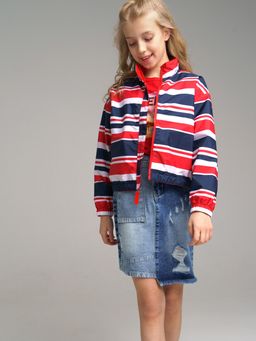 PlayToday / Ветровка двусторонняя для девочки PlayToday  фото 3