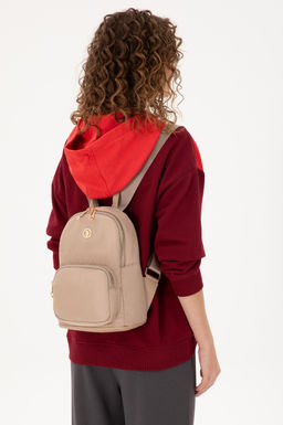 Женский бежевый рюкзак Неожиданная скидка в корзине