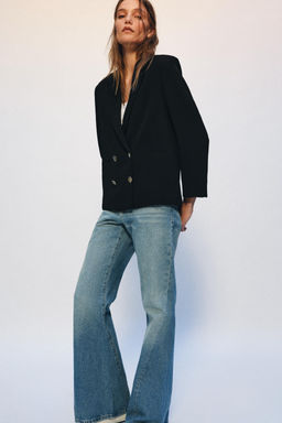 JEANS ZW COLLECTION RELAXED FLARE TIRO BAJO / Azul medio