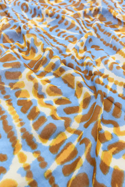 COTTON PRINT SCARF - Zara фото 5
