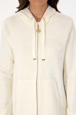 Kad_n BEYAZ Basic Sweatshirt Sepette S_rpriz _ndirim - U.s. polo assn фото 6