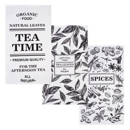 Набор кухонных полотенец «Доляна» Organic food, 35×60 см-3 шт., 100% хлопок