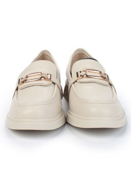 01-PDS133-3 BEIGE Ботинки демисезонные женские (натуральная кожа)