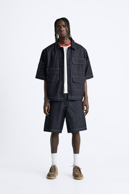 CEPLI OVERSIZE DENIM GOMLEK