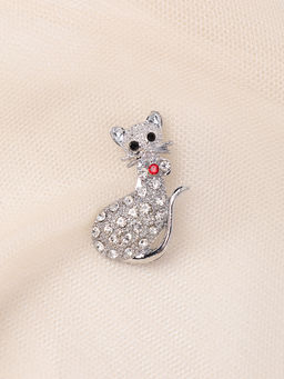 Брошь Кошка / 6483 /уп 12/микс