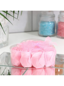 Мыльные розочки, розовые, набор 9 шт.