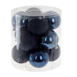 Набор из 12шт Украшение новогоднее "Шар", D 8 см, L19 W19 H21 см