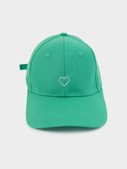 Бейсболка женская зеленая с вышивкой - Mark formelle фото 10