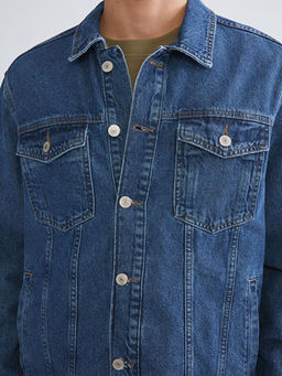 Standart Kal?p Erkek Jean Ceket