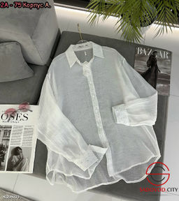 Рубашка женская со стразами