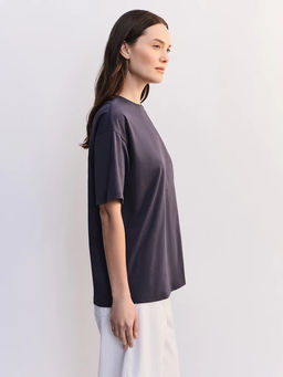 Базовая футболка оверсайз из хлопка OVERSIZE0526-39 / Zarina  фото 7