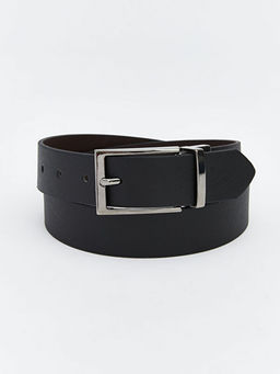 Deri G?r?n?ml? Erkek Kemer