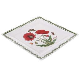 Тарелка керамическая "Цветочная грация" 25*25см, маки