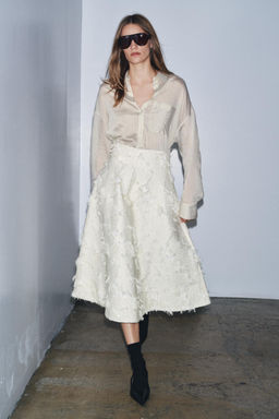 ZW COLLECTION STRUCTURED MIDI SKIRT