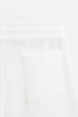 RELAXED FIT JACQUARD BERMUDA SHORTS - Zara фото 16
