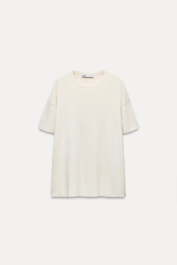 OVERSIZED PLAIN KNIT TOP - Zara фото 5