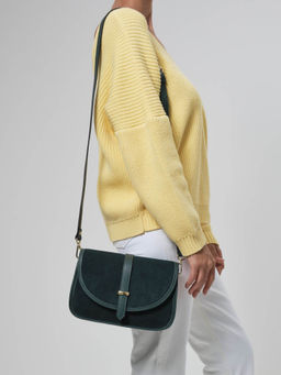 Замшевая сумка Suzy DBR 31110 форест  фото 5