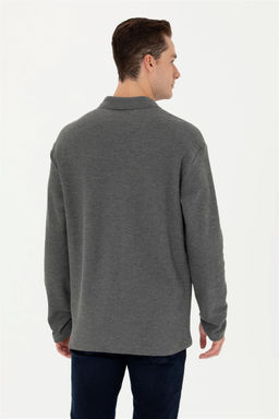 U. S. Polo Assn / Мужской свитшот антрацитового цвета - U.s. polo assn фото 12