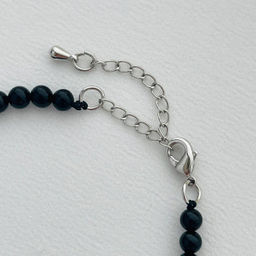 Бусы из Агата черного 38 см +