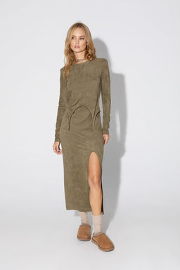 Платье Pirs 5072 хаки
