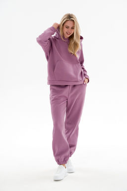 Костюм женский из футера 3х нит.начес Вектор глициния - Амадэль фото 13