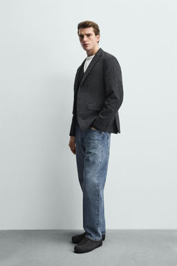 BOUCL_ HOUNDSTOOTH BLAZER - Zara фото 4