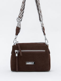 Сумка женская кожаная 1024CF coffee Polina&Eiterou в Новосибирске