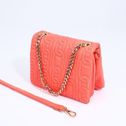 Сумка-мессенджер на магнитах, цвет коралловый - Simaland фото 7