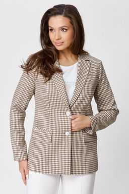 Жакет БелЭльСтиль 412 бежевый гусек