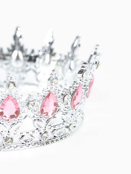 Набор декора для торта: топпер, корона, свеча