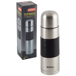 Термос Mallony NUOVO 0,75л нерж сталь с силикон.вставками арт 005233