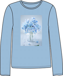 лонгслив 1ЖДЛД4037001 - Апрель фото 4