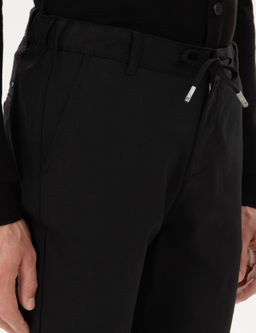 Siyah Slim Fit Kanvas Pantolon - Pierre cardin фото 5