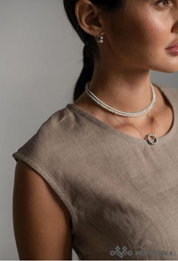 Блузка из 100% льна премиального качестваВарна - Vals фото 6